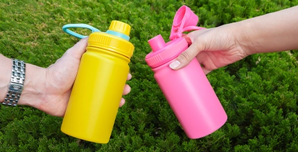 personalized Wide Mouth Lid water bottles for kids